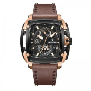 Expedition 3008 Rosegold Brown Leather GCLGRBA